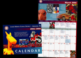 Lower Merion School Calendar Created While at Iris Creative
