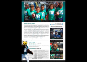 Mentor Me MMCS Camp Webpage Design Created While at Philly.com