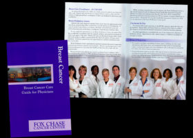 Breast Cancer Brochure Created While at Fox Chase Cancer Center