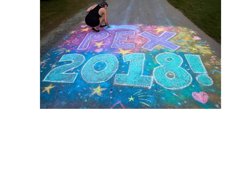 Pex 2018 Chalk Mural